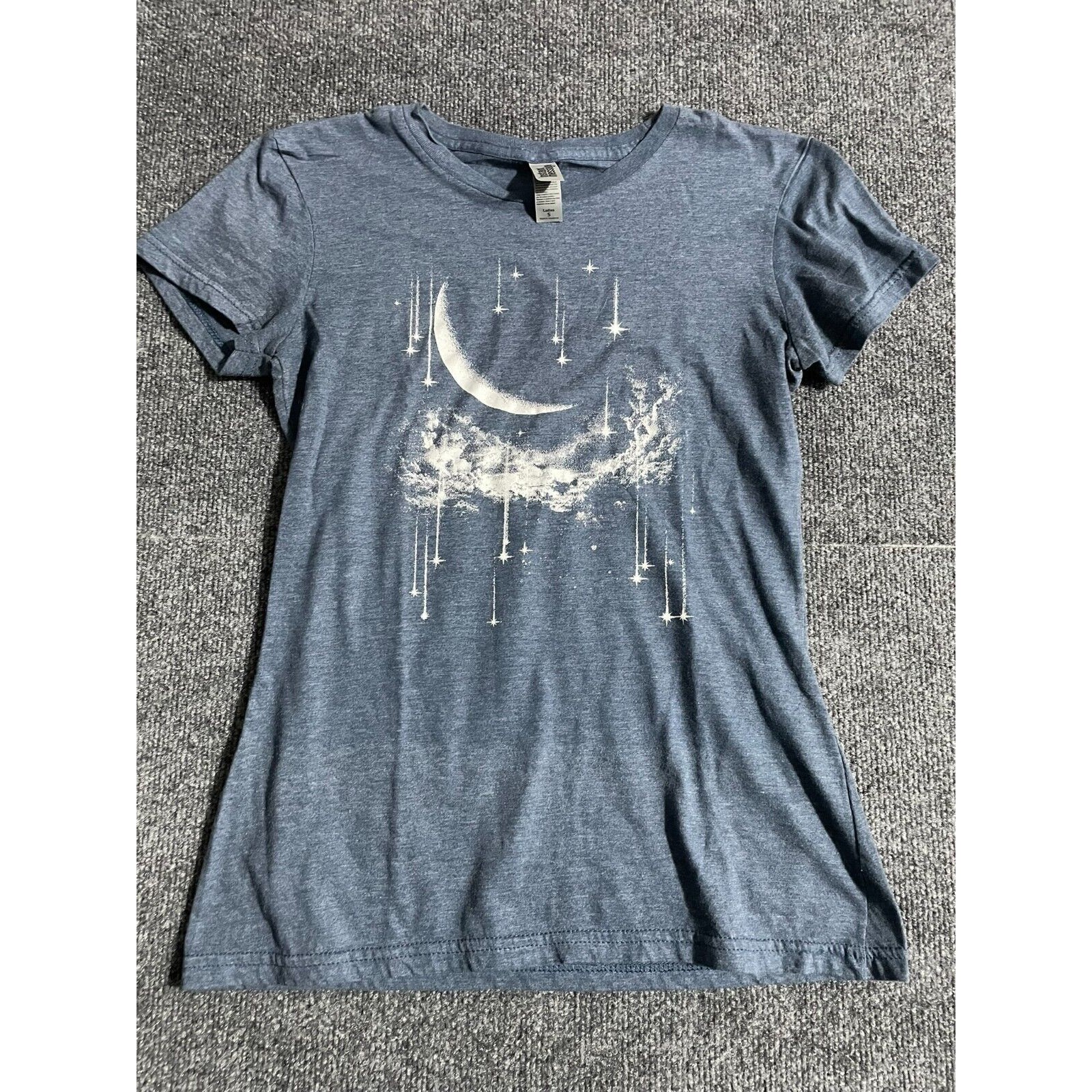 Instant Message Falling Starts Shirt Women's S Short Sleeve Graphic Tee